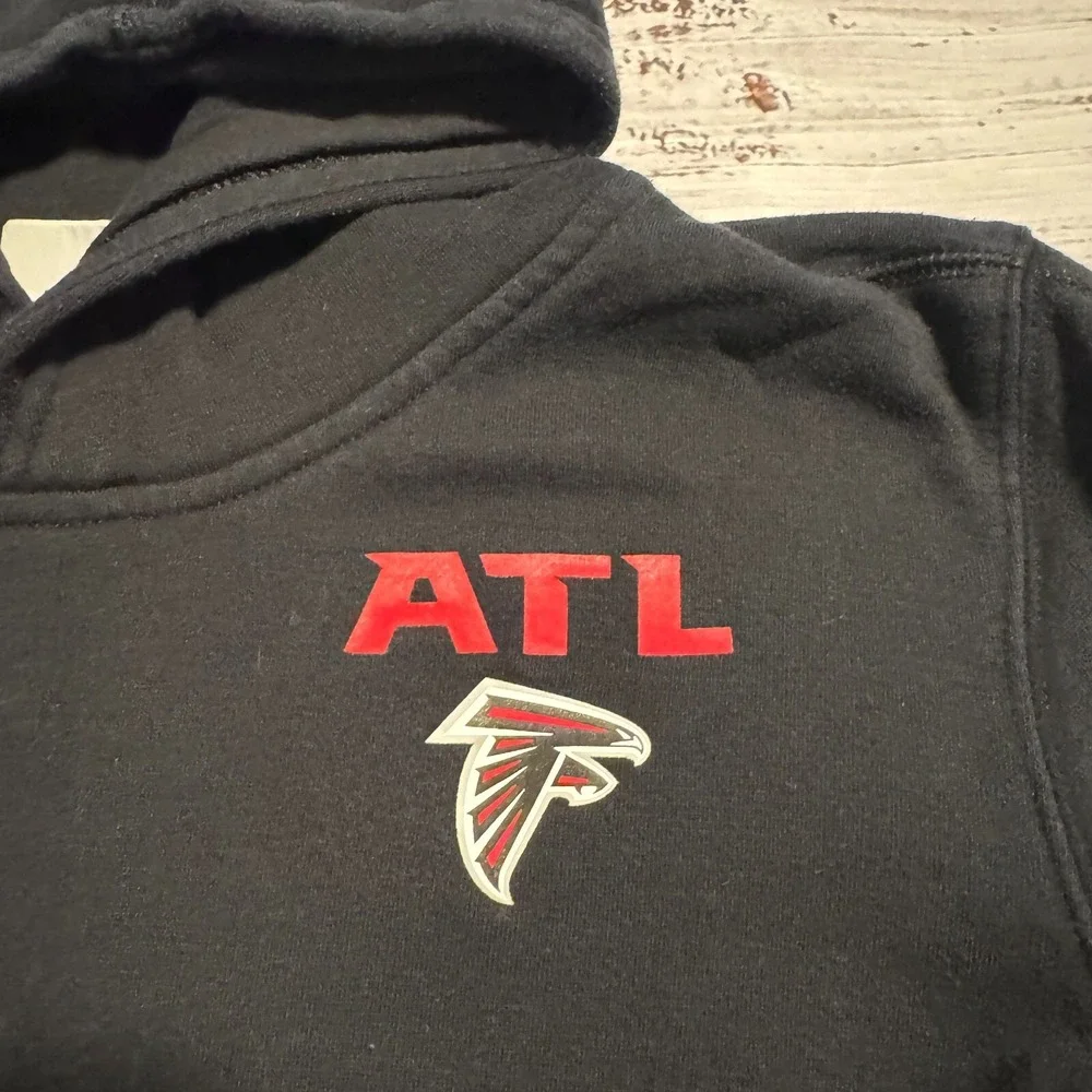 Nike Atlanta‎ Falcons NFL Hoodie Hooded Sweatshirt Black Youth Size XL